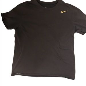 Dark Grey Nike Dri Fit Tee
